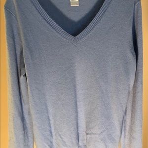 Cashmere 100% XL women’s v neck swtr Worthington